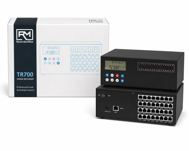TR700 Multichannel Desktop Landline Call Recorder
