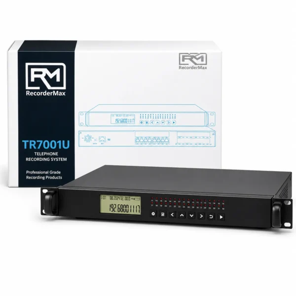 TR7001U Multichannel Rackmount Landline Call Recorder